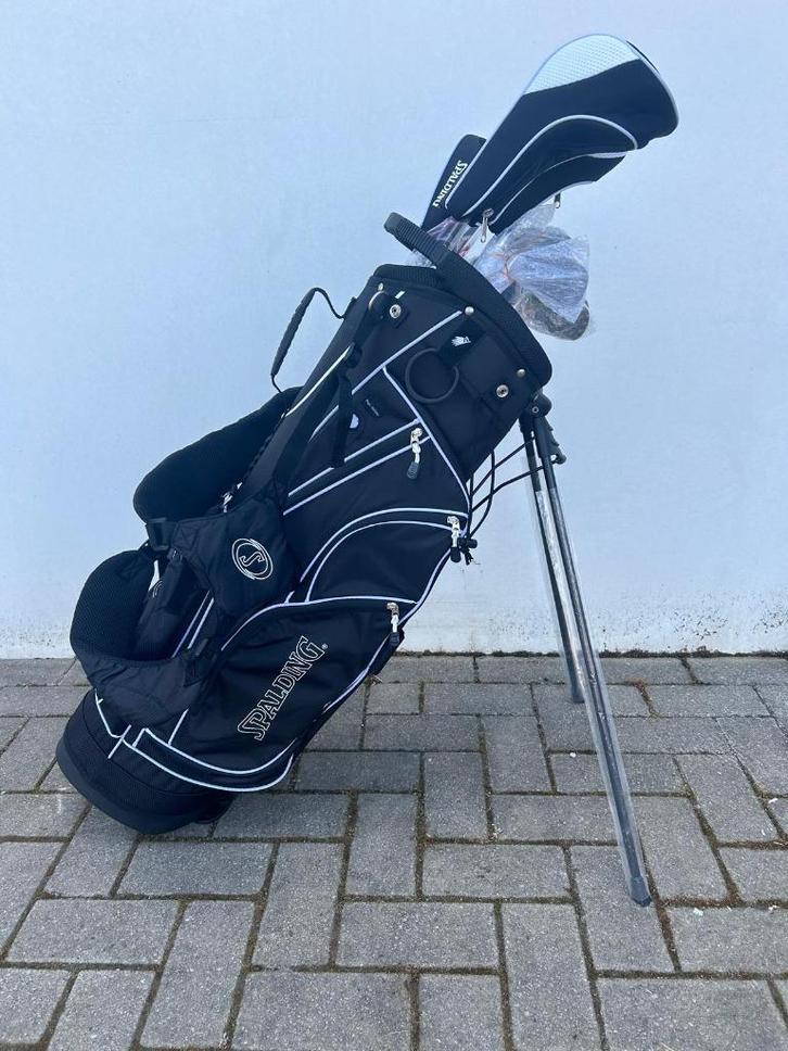 Spalding True Black 14-Delig Golfset Nieuw - Staal- Standbag, Sport en Fitness, Golf, Nieuw, Set, Overige merken, Ophalen