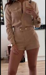 Beige JoshV, Josh V playsuit, broekpakje S, Kleding | Dames, Jumpsuits, Beige, Ophalen of Verzenden, Zo goed als nieuw, Maat 36 (S)