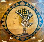 Exclusief art deco, art nouveau houten dienblad jaren 20/30, Antiek en Kunst, Ophalen of Verzenden