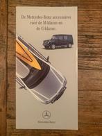 Folder Mercedes-Benz M- en G-klasse Accessoires 1999 W163, Nieuw, Ophalen of Verzenden, Mercedes-Benz, Mercedes