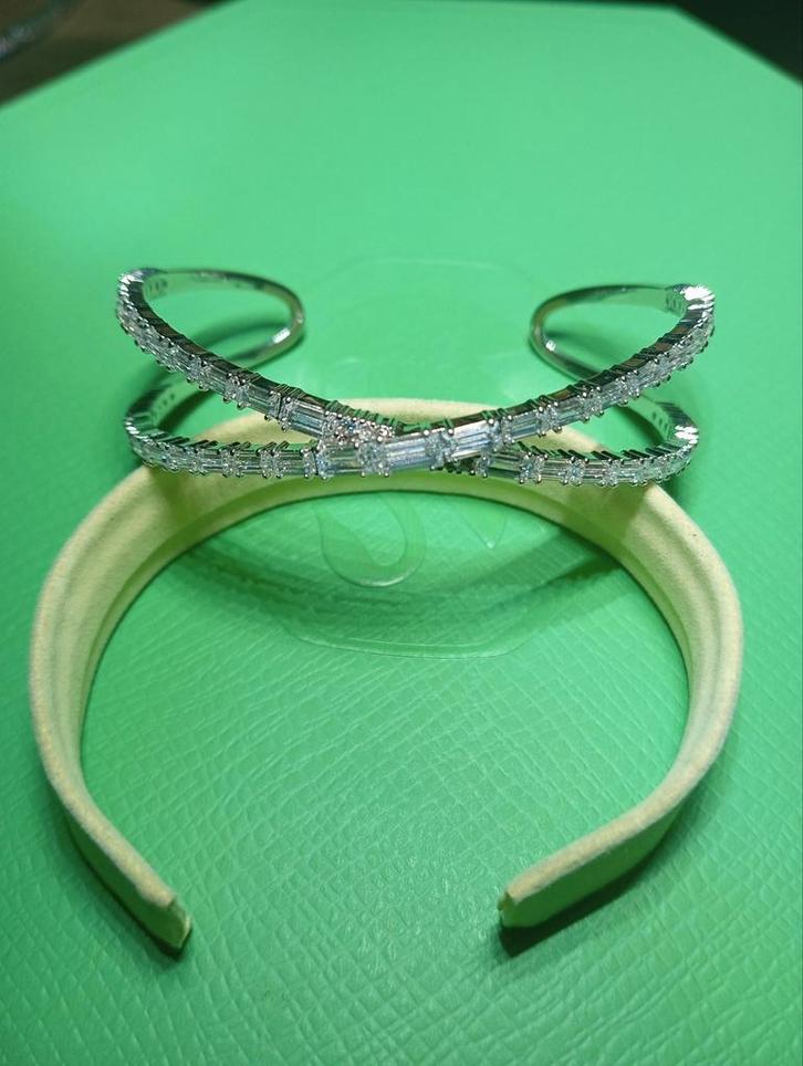 Swarovski Armband - Zonder Doos, Sieraden, Tassen en Uiterlijk, Armbanden, Gebruikt, Overige materialen, Zilver, Met kristal, Ophalen of Verzenden