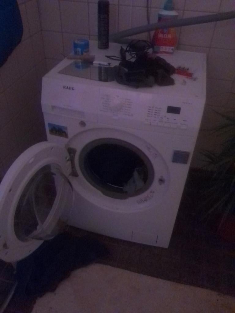 Aeg wasmachine, Witgoed en Apparatuur, Wasmachines, Ophalen, 1200 tot 1600 toeren, 85 tot 90 cm