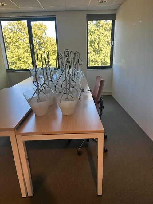 Lucitalia Pragma Tafellampen - Italiaans Design, Huis en Inrichting, Lampen | Tafellampen, Gebruikt, Minder dan 50 cm, Metaal