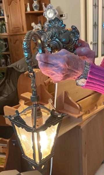 Vintage Messing Hanglampje beschikbaar voor biedingen