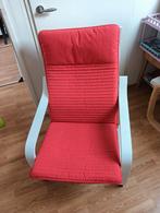Poang Ikea schommel stoel hout, Zo goed als nieuw, 50 tot 75 cm, Hout, Ophalen
