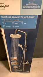 Livarno Home Douchekop Set met Plank - Nieuw, Huis en Inrichting, Badkamer | Complete badkamers, Ophalen, Nieuw, Met douche