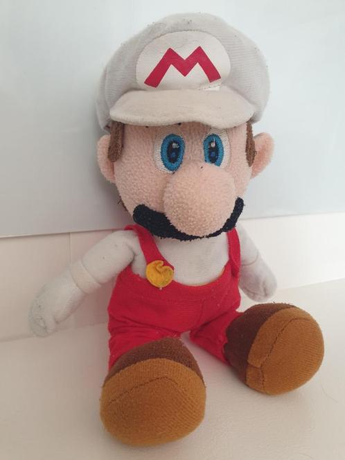 Fire Mario Knuffel - Super Mario Bros - 27 cm, Kinderen en Baby's, Speelgoed | Knuffels en Pluche, Gebruikt, Overige typen, Ophalen of Verzenden