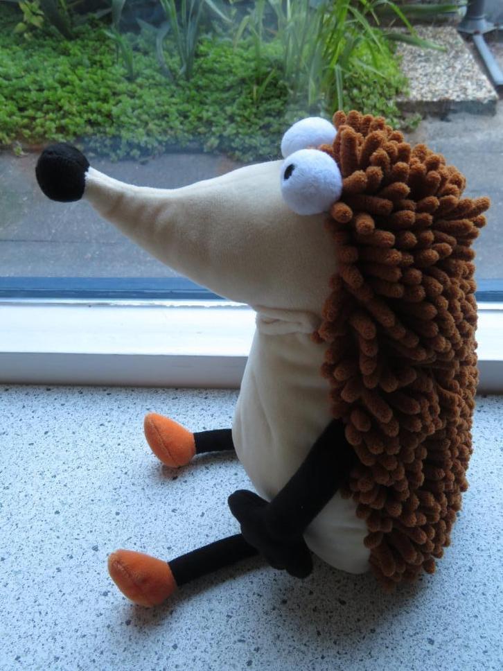 Handpop Egel vriendje van Bollo de Beer Landal GreenParks, Kinderen en Baby's, Speelgoed | Knuffels en Pluche, Zo goed als nieuw