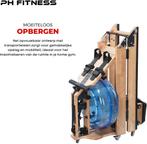 PH Fitness Opklapbaar Houten Roeitrainer - Waterweerstand, Nieuw, Ophalen of Verzenden, Info@phfitness.nl, Zurichstraat 20