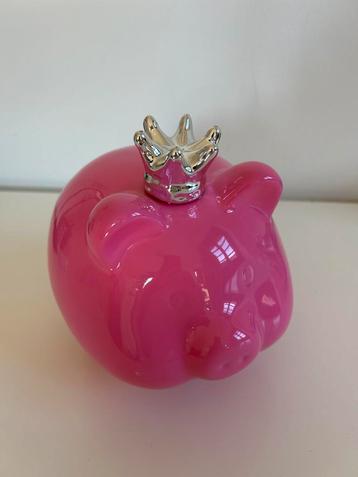 Roze Spaarvarken met Kroon beschikbaar voor biedingen