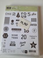 Stampin 'up stempelset (nieuw) 25 days, Nieuw, Clearstamp, Ophalen of Verzenden