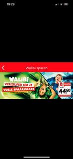 Walibi 2e kaartje gratis, Tickets en Kaartjes, Twee personen, Kortingskaart