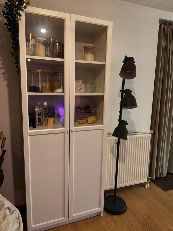 Ikea Billy Kast, Huis en Inrichting, Kasten | Boekenkasten, Zo goed als nieuw, 50 tot 100 cm, 200 cm of meer, 25 tot 50 cm, Met deur(en)