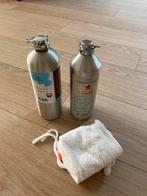 2 Aluminium baby kruiken en hoesjes, Kinderen en Baby's, Badjes en Verzorging, Ophalen, Zo goed als nieuw, Overige typen, Hema