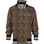 Vingino Ozari multicolor brown panter vest maat 8/128., Kinderen en Baby's, Kinderkleding | Maat 128, Trui of Vest, Zo goed als nieuw