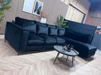 ZGAN Hotel Chique Velvet Velours Hoekbank Zwart - 345 x 225, Ophalen, :-, -, Hoekbank
