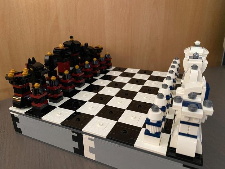 Lego 40174 Schaakset, Kinderen en Baby's, Speelgoed | Duplo en Lego, Zo goed als nieuw, Lego, Complete set, Ophalen of Verzenden