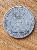 1 gulden 1846 Willem 2, Ophalen of Verzenden, Koning Willem II, 1 gulden, Zilver