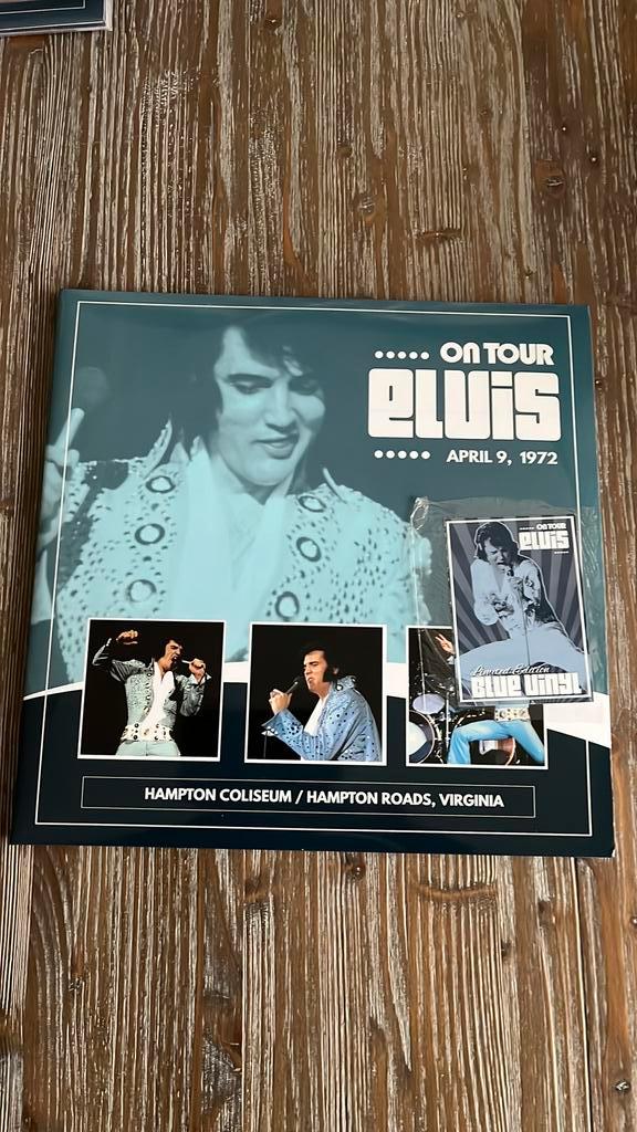 Elvis on tour,Hampton roads Virginia( blue vinyl,nieuw), Cd's en Dvd's, Vinyl | Overige Vinyl, Zo goed als nieuw, 12 inch, Ophalen of Verzenden