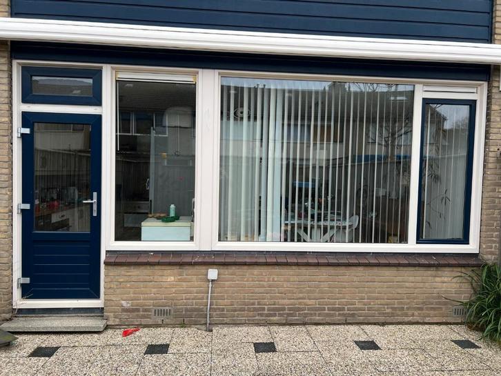 Kunststof Kozijn en achterdeur HR++  WERU Castello Trade, Doe-het-zelf en Verbouw, Kozijnen en Schuifpuien, Gebruikt, Raamkozijn