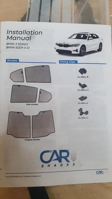 Carshades BMW 3 Serie G20 Sedan - 6 Delig beschikbaar voor biedingen