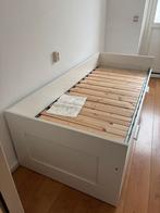 IKEA BRIMNES uitschuifbaar bed, Ophalen, Wit, Tweepersoons, 80 cm
