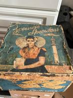 Oude Zeeuwse Speculaas blik voorraad Trommel - Bakkersblik, Antiek en Kunst, Ophalen of Verzenden