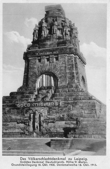 (381-362-011) Das Volkerschlachtdenkmal zu Leipzig beschikbaar voor biedingen