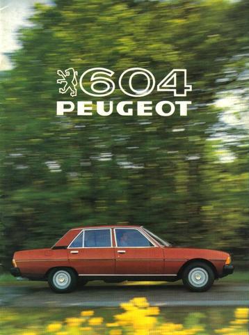 Folder Peugeot 604 1981 beschikbaar voor biedingen