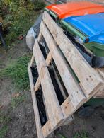 Verticale tuin pallet. Aarde en folie al bevestigd., Ophalen, Gebruikt, Minder dan 25 mm, Pallet