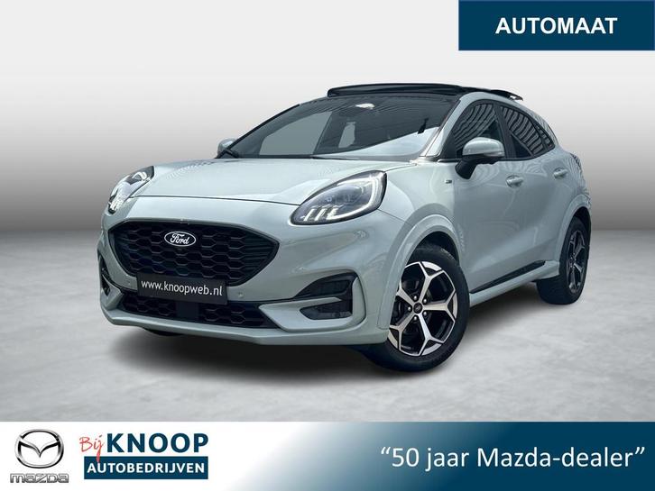 Ford Puma 1.0 EcoBoost Hybrid ST-Line X | Trekhaak | Schuifd, Auto's, Ford, Bedrijf, Te koop, Puma, 360° camera, ABS, Achteruitrijcamera