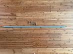 Gordijnroede met ophangbeugels - 110 cm, Ophalen, Gebruikt, Grijs, 100 tot 150 cm