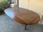 Houten eettafel uitbreidbare klapdelen, Huis en Inrichting, Tafels | Eettafels, Ophalen, Gebruikt, 200 cm of meer, 50 tot 100 cm