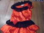carnaval Spaans jurkje maat 128 met een blote schouder zgan, Ophalen of Verzenden, Zo goed als nieuw, 122 t/m 128, Meisje