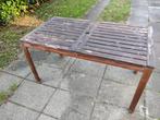 Gratis  tuintafel, Tuin en Terras, Tuintafels, Ophalen, Gebruikt, Rechthoekig, Hout