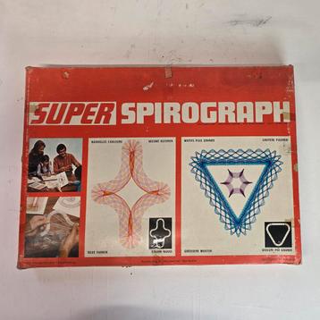 Super Spirograph Vintage Tekenset Meccano-Triang beschikbaar voor biedingen