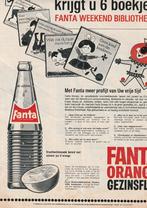 Retro reclame 1967 Fanta frisdrank boekjes spaaractie, Verzenden, Overige typen