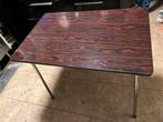 Vintage bijzettafel, Ophalen, Minder dan 55 cm, Gebruikt, Rond