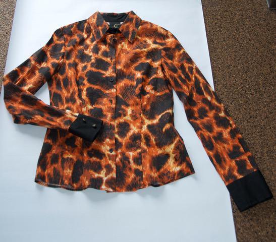 Just Cavalli Blouse, Kleding | Dames, Blouses en Tunieken, Zo goed als nieuw, Maat 34 (XS) of kleiner, Oranje, Ophalen of Verzenden