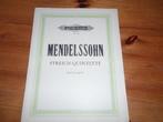 Mendelssohn - streich quintette op. 18 En 87 / trio n.2, Klassiek, Ophalen of Verzenden, Zo goed als nieuw, Piano
