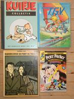 Verzameling oude stripboeken/bladen o.a. Kuifje, Suske, Boeken, Stripboeken, Meerdere stripboeken, Ophalen of Verzenden, Gelezen