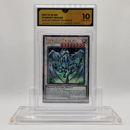 Yu-Gi-Oh Stardust Dragon Dueling heroes tin gem10, Hobby en Vrije tijd, Verzamelkaartspellen | Yu-gi-Oh!, Nieuw, Foil, Ophalen of Verzenden