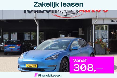 Tesla Model 3 Long Range AWD 75 kWh 88% SOH, Full Self-Drivi, Auto's, Tesla, Bedrijf, Lease, Financial lease, Model 3, ABS, Airbags