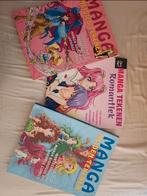 Manga tekenboeken 3 stuks, Ophalen of Verzenden, Zo goed als nieuw, Boek of Gids