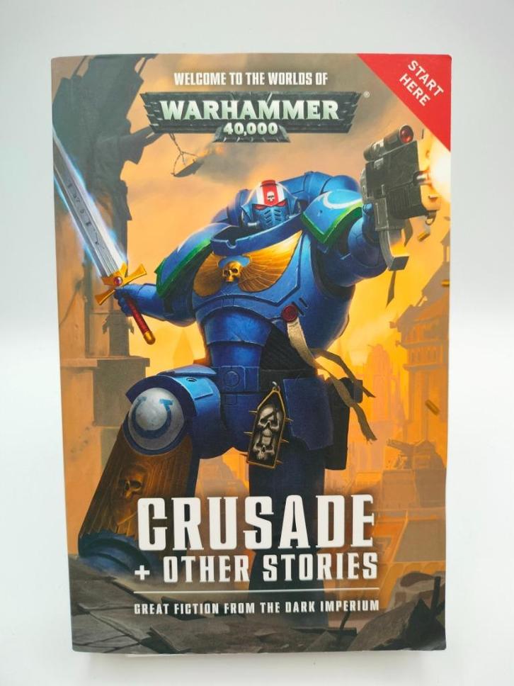 Crusade + Other Stories, Warhammer 40k, paperback, Hobby en Vrije tijd, Wargaming, Gebruikt, Warhammer 40000, Boek of Catalogus