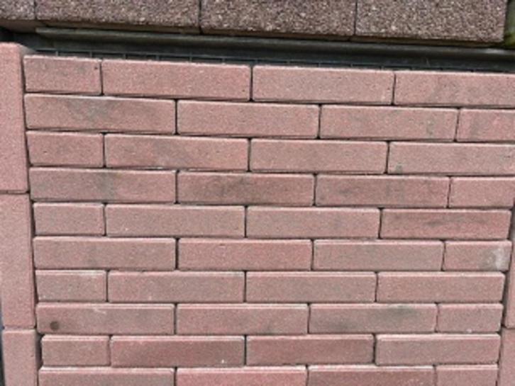 waalformaat geobasic engels rood, Tuin en Terras, Tegels en Klinkers, Nieuw, Klinkers, Beton, Ophalen of Verzenden