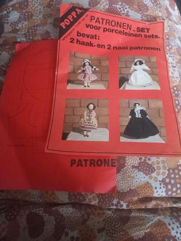 Patronen 4 modellen voor Porceleine poppen beschikbaar voor biedingen