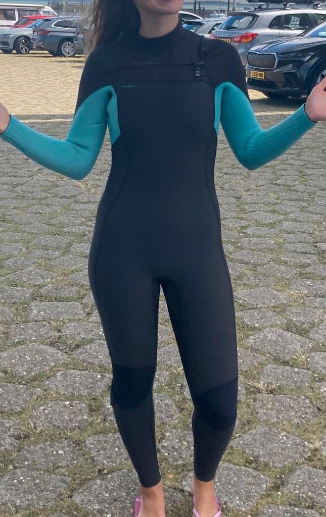 O’Neill dames wetsuit 5/4 hyperfreak, maat 40, 1x gedragen, Watersport en Boten, Watersportkleding, Zo goed als nieuw, Wetsuit