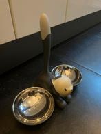 Alessi Tigrito design klassieker in grijs! Voerbakken!, Ophalen of Verzenden, Zo goed als nieuw