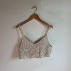 Cropped Boho Top OS, Ophalen of Verzenden, Zo goed als nieuw, Vintage, Zonder mouw